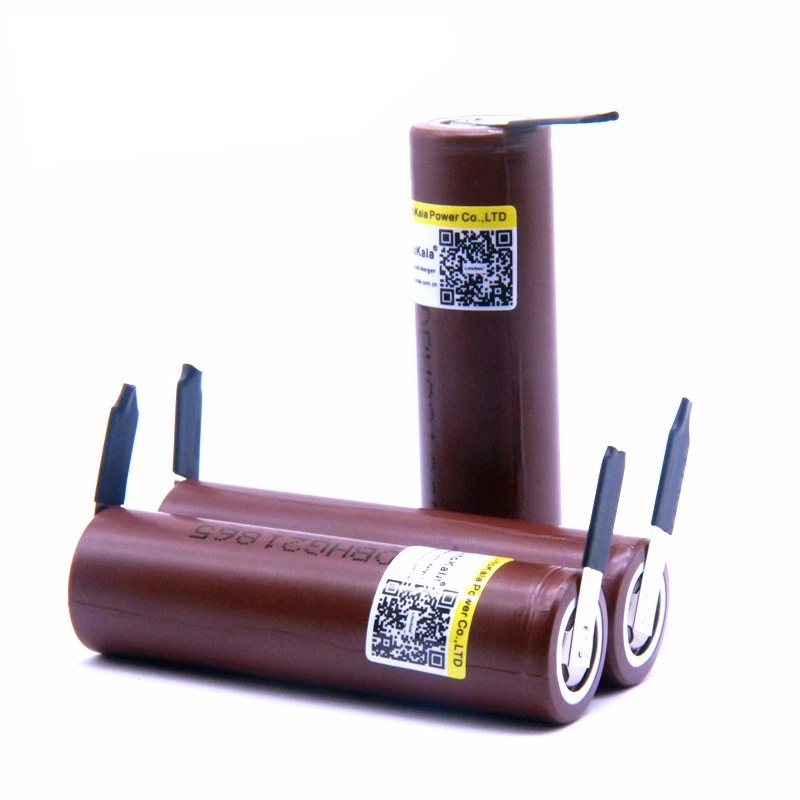 Baterai 18650 3000mAh with Nickel Sheet - HG2 - Brown