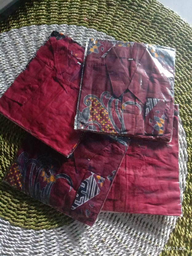 Maura Couple - Sania Ruffle Batik Couple