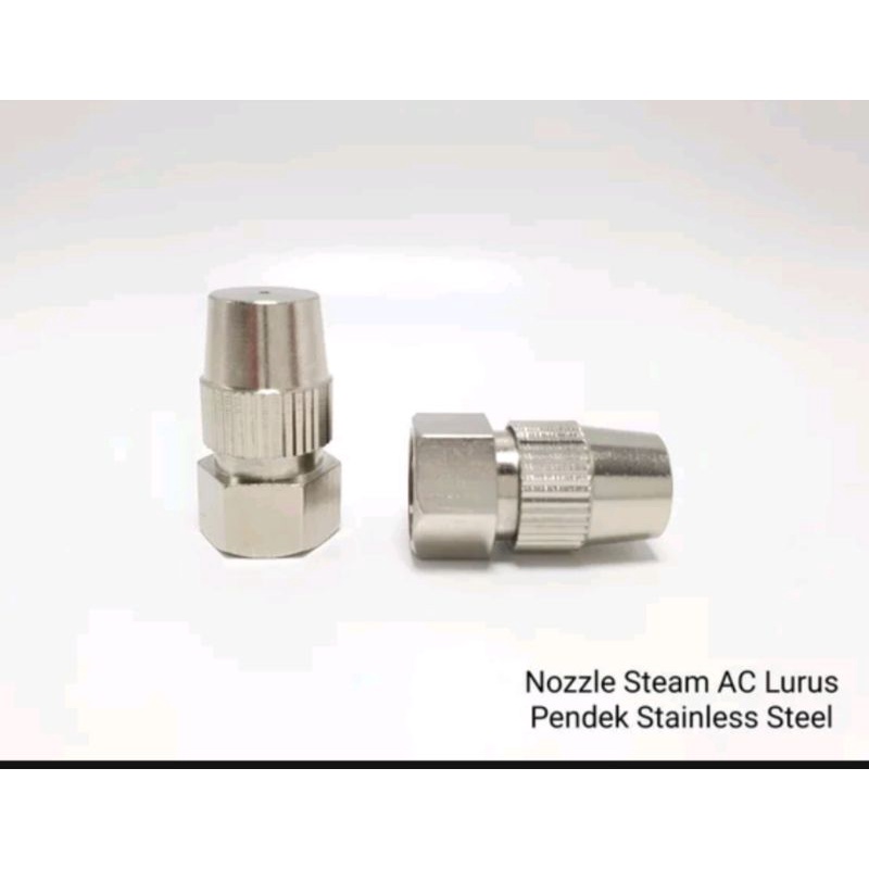 NOZZLE JET CLEANER LURUS PENDEK - NOZLE STIM AC LURUS PENDEk STAINLESS STEEL