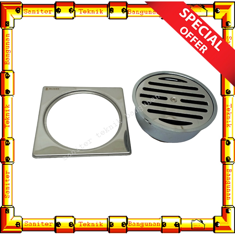 Saringan Got Kamar Mandi Stainless Floor Drain Model Toto Bolzano