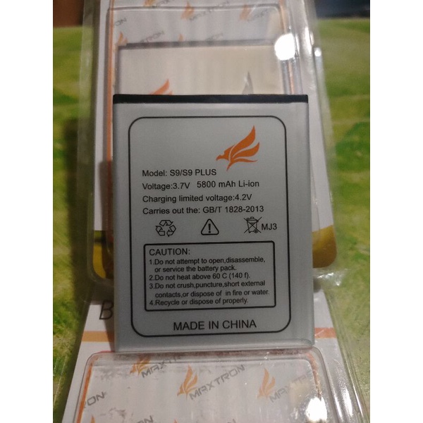 Baterai Maxtron S9/ S9 PLUS Original