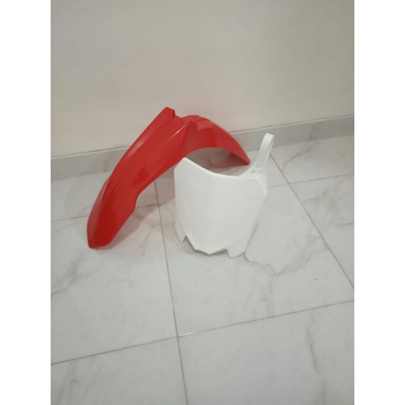 Spakbor depan crf 250 2018 slebor depan crf 250 2018 plat papan nomer crf 250 2018