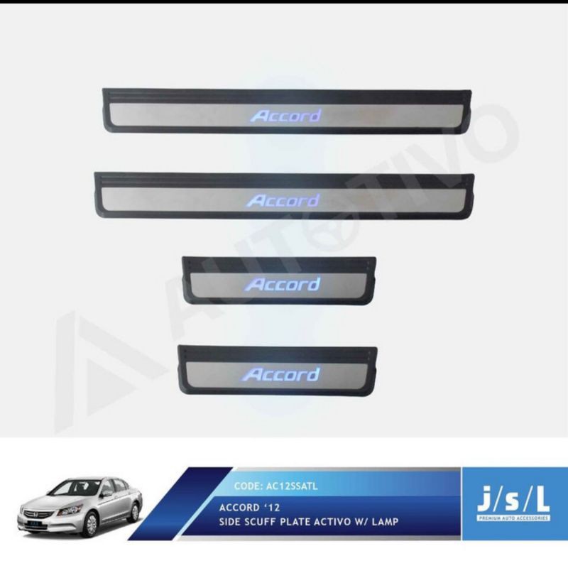 sillplate samping lampu Honda Accord 2012- 2013 activo lamp jsl