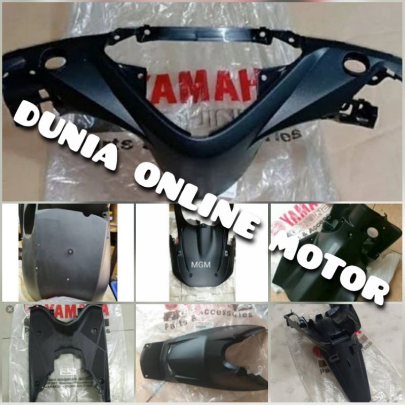 full set body kasar xeon karbu 125 original yamaha
