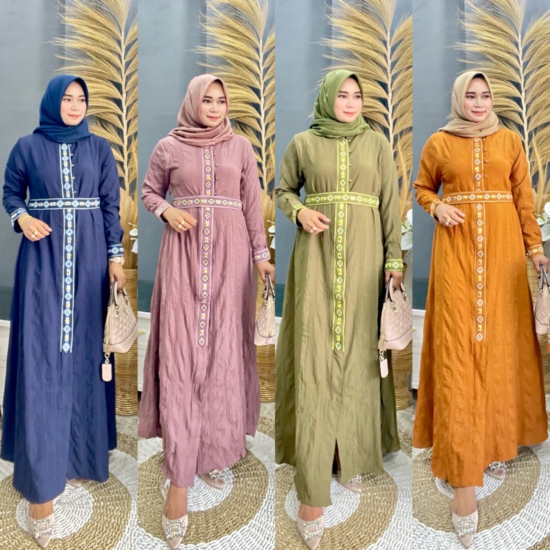 ZULFA DRESS ABAYA HIKMAT KW