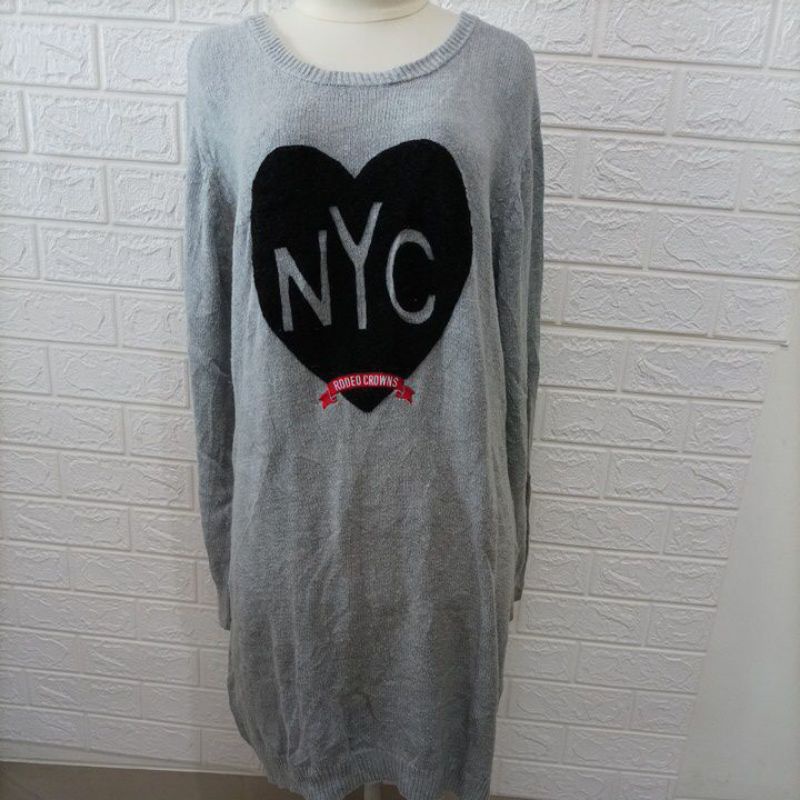 Sweater Tunik Rajut Wanita Rodeo Crown