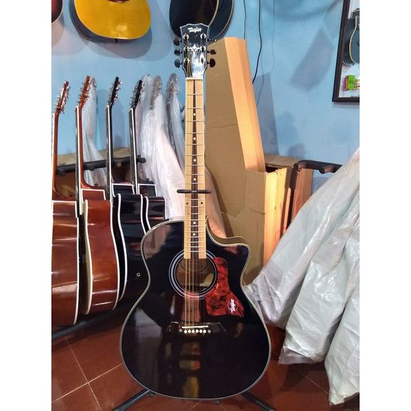 Gitar Akustik taylor Custom spek mantap (Bonus Tas) Siap Pakai bisa COD