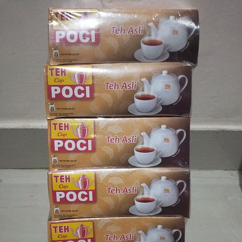 

Teh Poci Celup Wangi Teh Asli / teh vanila 25's x 2gr