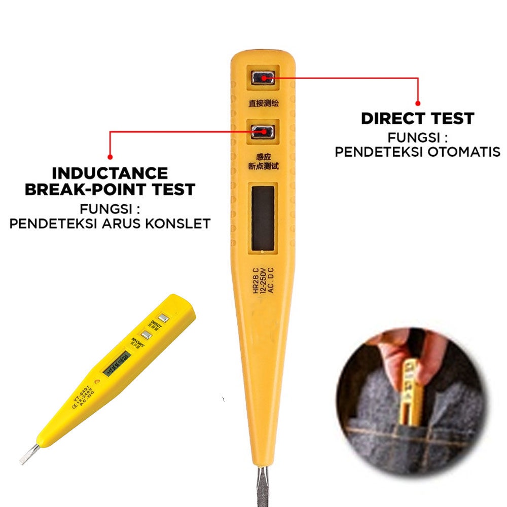 Tespen Digital AC / DC Tester Listrik