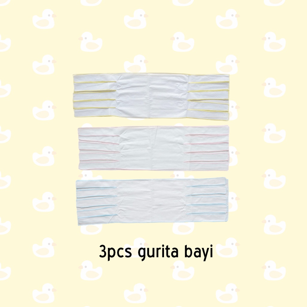 3 PCS Grito Ikat Anak Bayi Polos Motif | Gurita Bayi Cewek Cowok