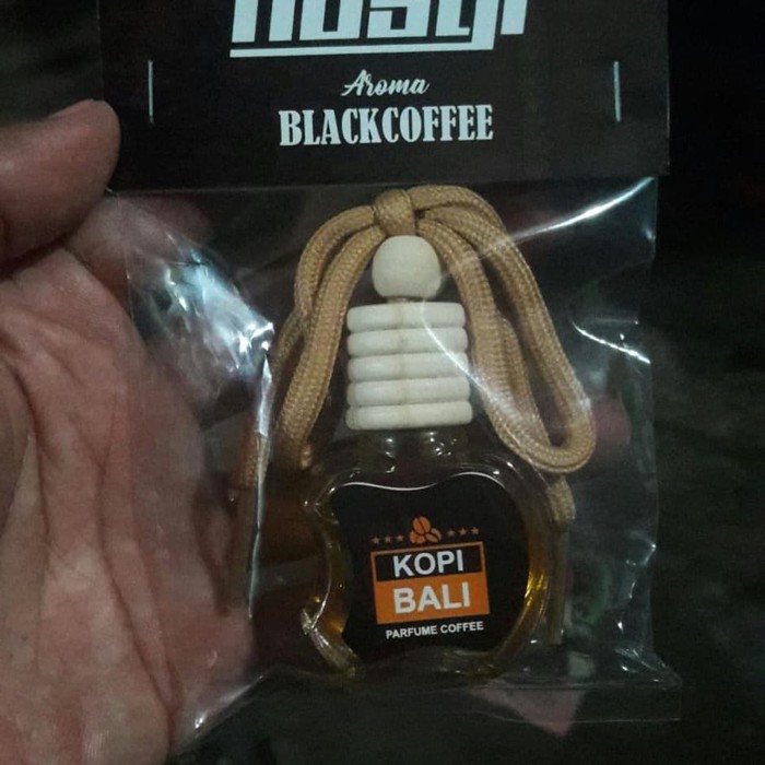 Pengharum mobil parfum mobil kopi bali botol gantung pewangi mobil Aroma Kopi BALI