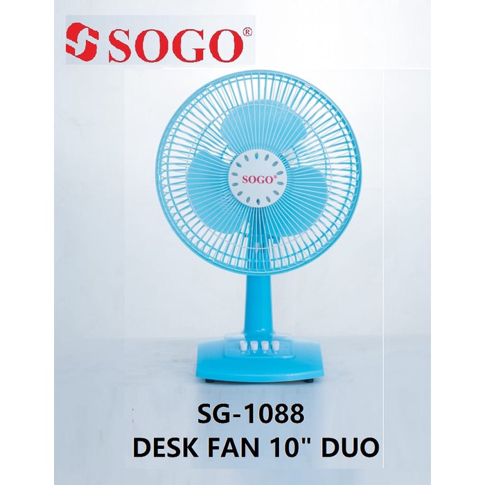 Kipas Angin Meja Sogo 2in1 SG-1088 - desk fan sogo 10 inch murah