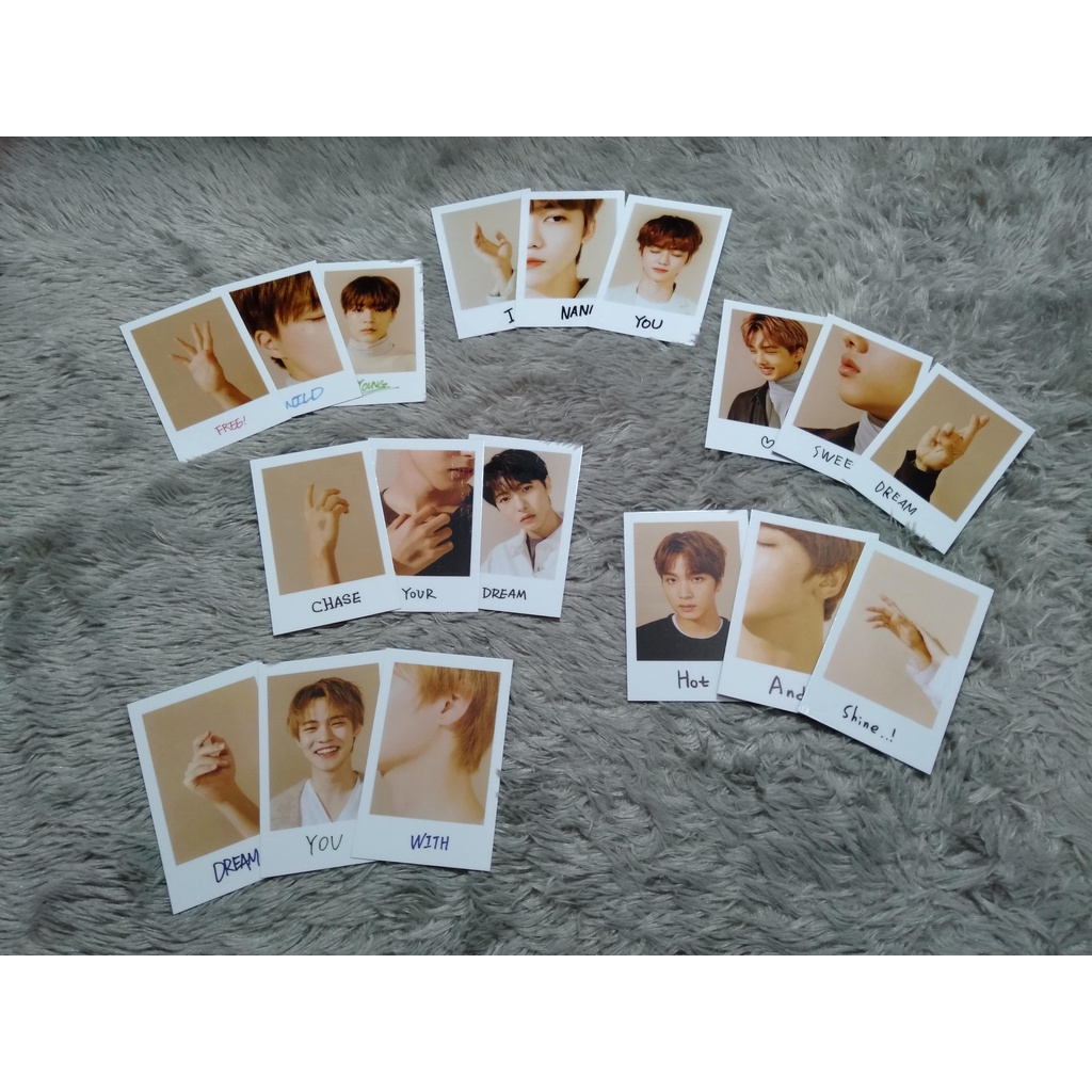 Polaroid season greeting 2020 NCT Dream Unofficial JENO JAEMIN RENJUN JISUNG CHENLE HAECHAN