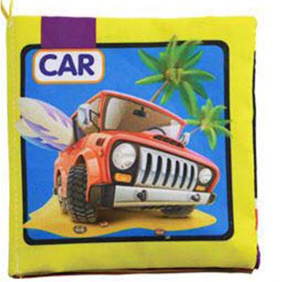 Mainan Bayi Buku Kain Edukasi 6pcs/set - Baby Toy Book set-1 cars