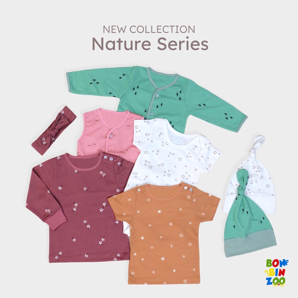 BONBINZOO HOTPANTS KANCING DEPAN - NATURE SERIES