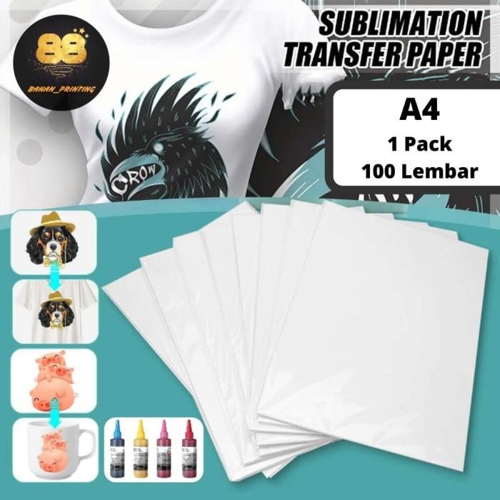 

Kertas Sublim Premium / Kertas Sublimasi High Quality - 100 Lembar