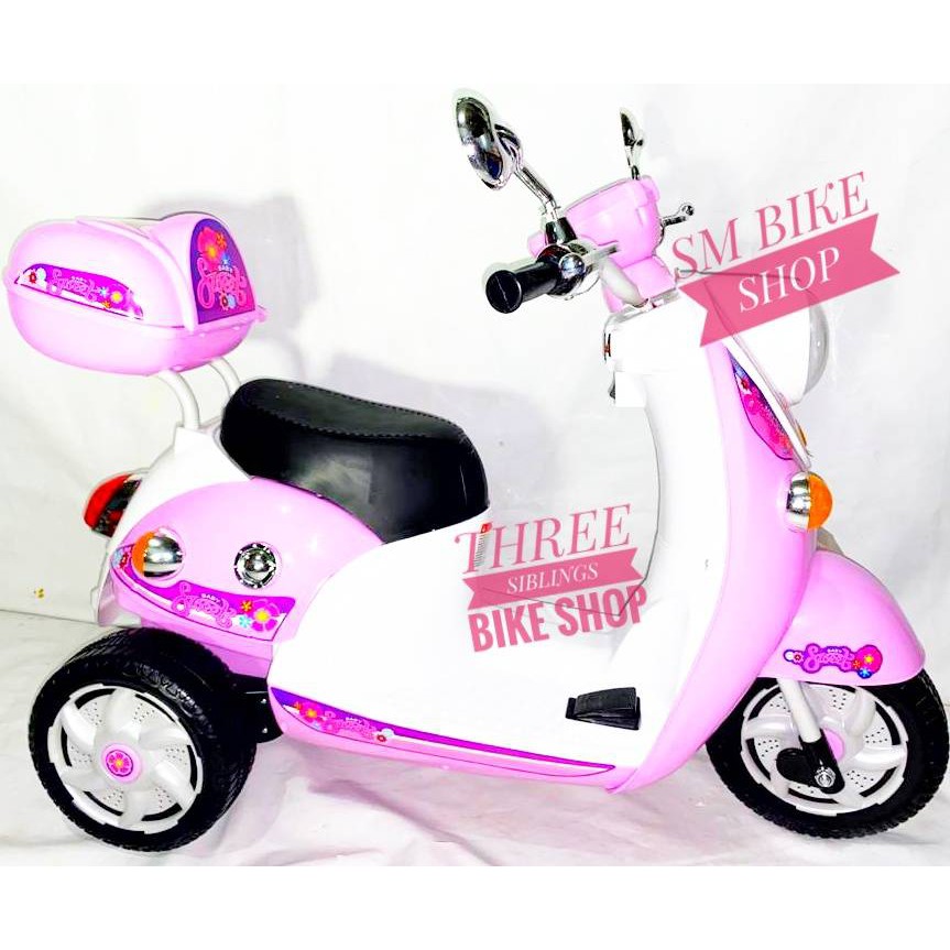 MAINAN ANAK VESPA ACCU PMB TOYS WARNA PINK