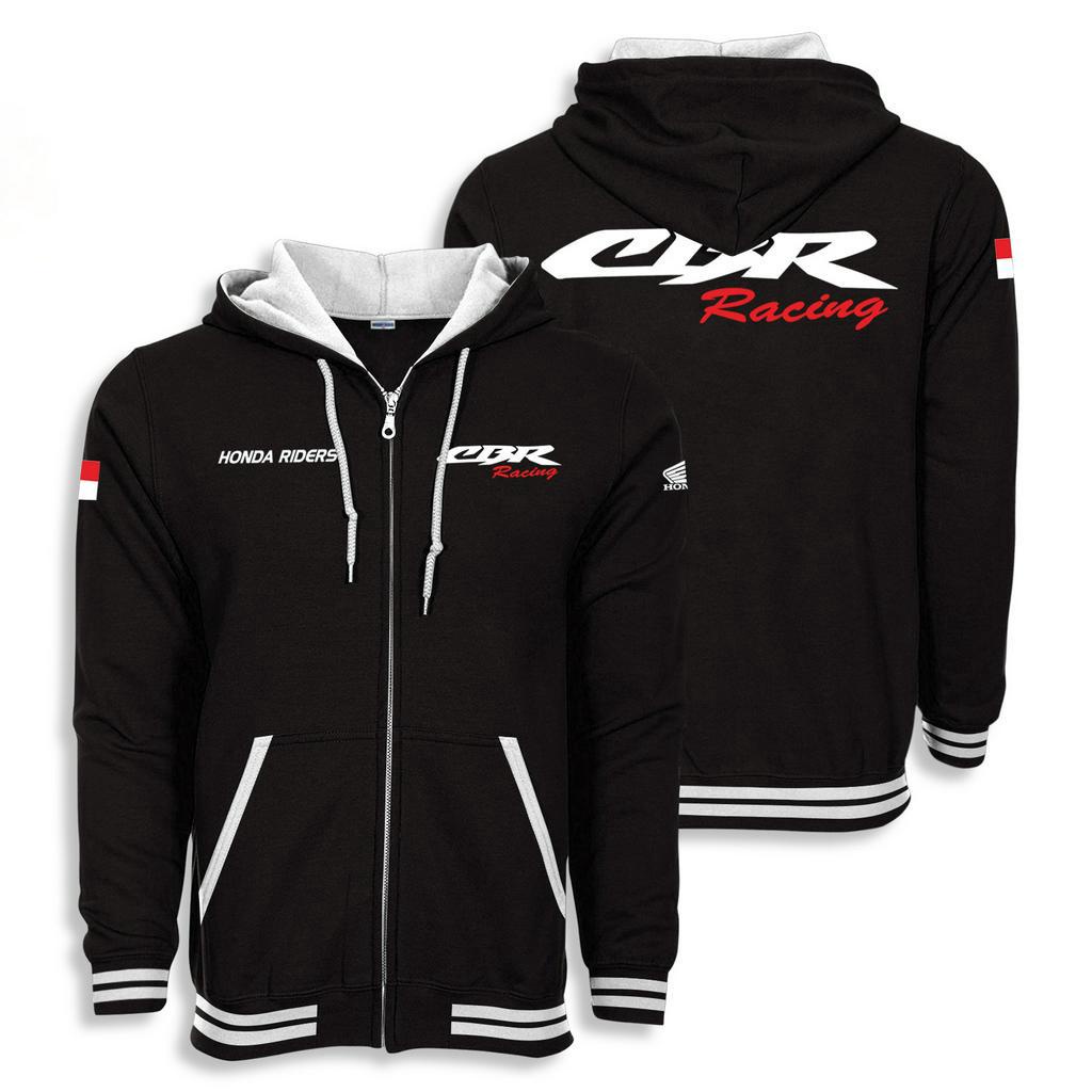 Jaket Hoodie Komunitas Motor Honda Cbr Racing Indonesia Big Size - S M L XL XXL 3XL 4XL 5XL