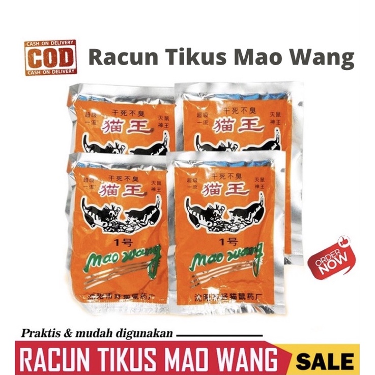 HOPE STORE - COD Racun Tikus Mati Kering dan Gak Bau MaoWang / Pembasmi Tikus Mao Wang Ampuh Mati di Tempat