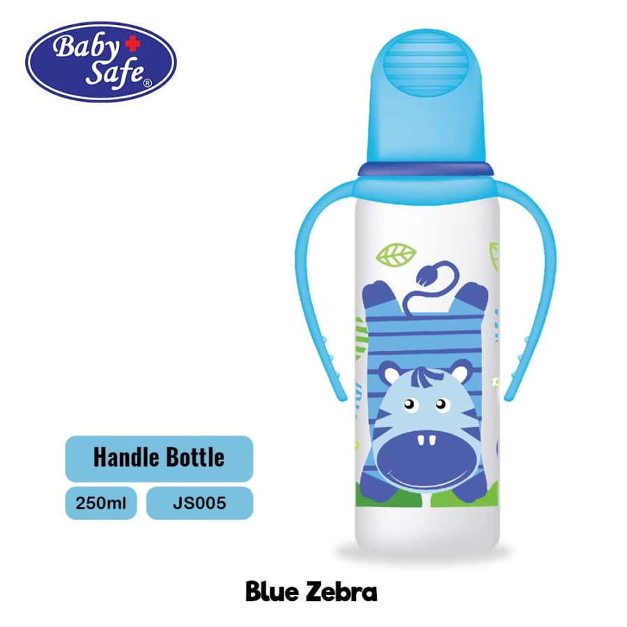 Baby Safe Bottle Karakter With Handle 250ml JSO05