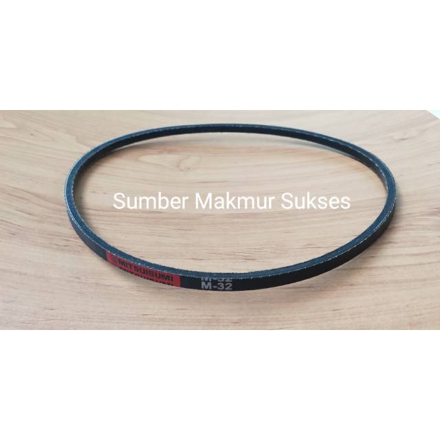 V belt Vanbelt Fanbelt Mesin Cuci M32 M 32 M-32 Mitsuisumi Grade A