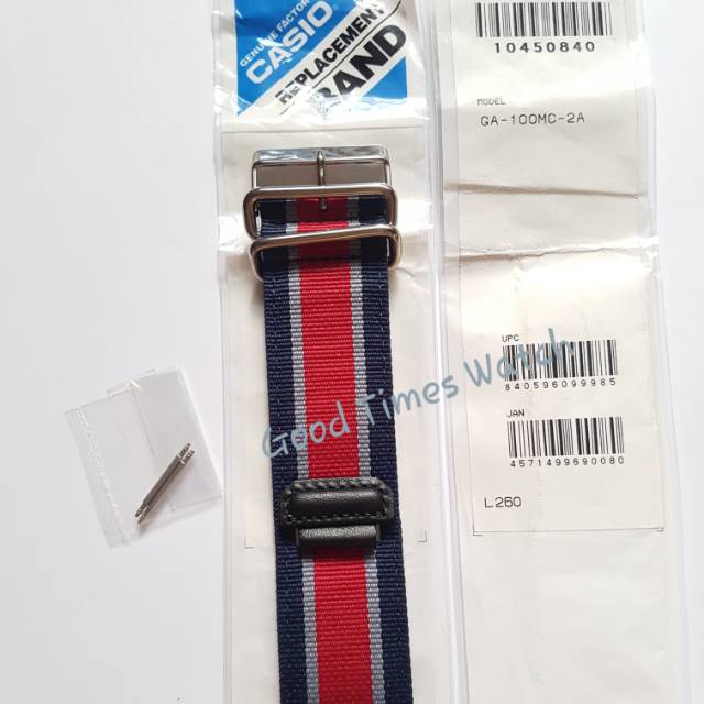 STRAP G-SHOCK GA-100MC-2A GA 100MC GA 100 Casio Original