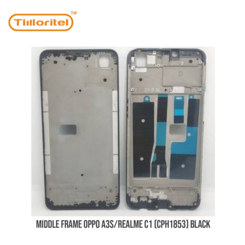 MIDDLE FRAME OPPO A3S BLACK