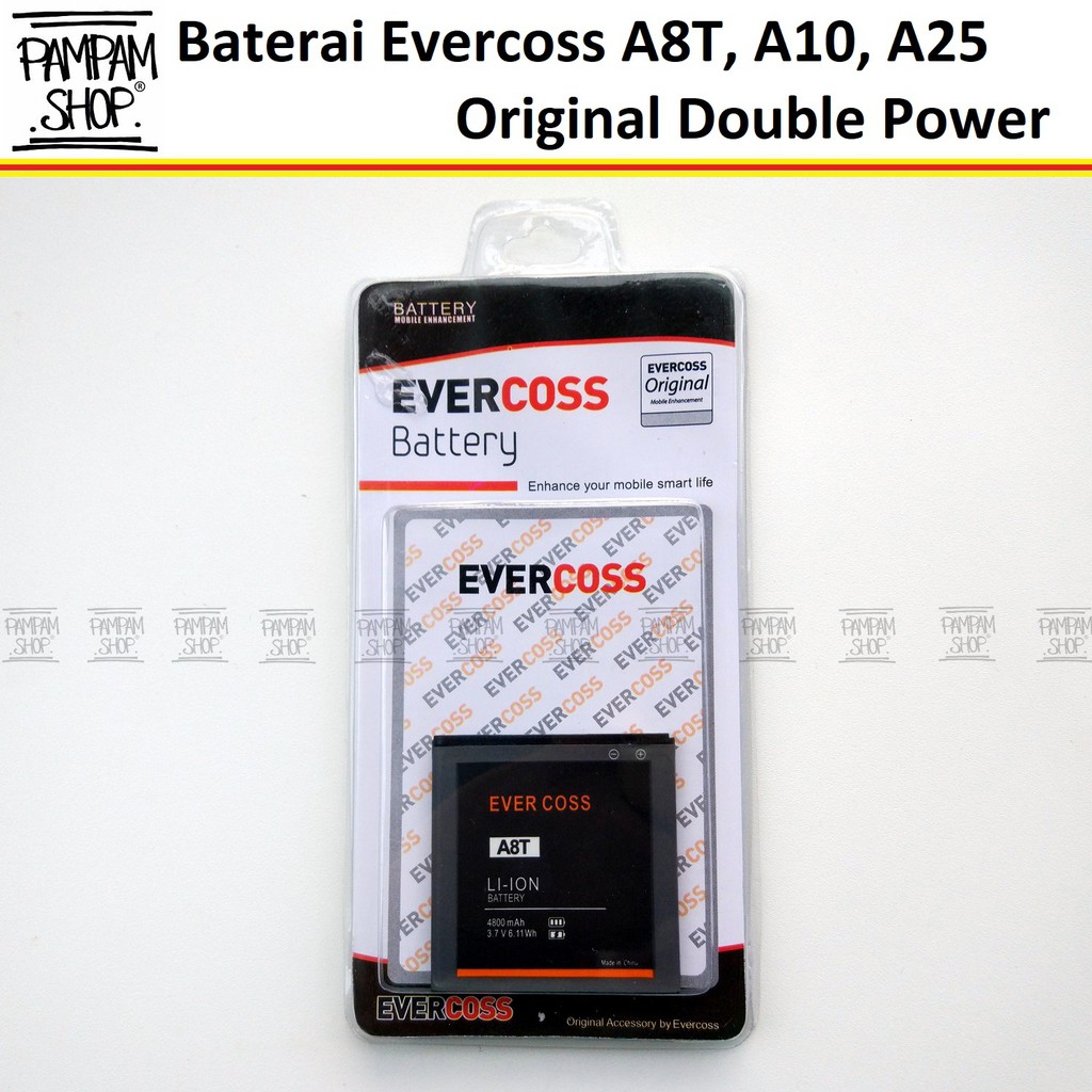 Baterai Handphone Cross Evercoss A25 Original Double Power | Batre, Batrai, A 25, Evercross, HP