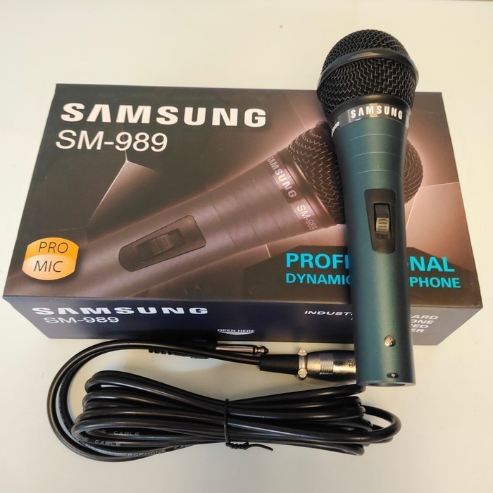 Samsung SM-989 Microphone Vocal Profesional Mic Kabel Karaoke