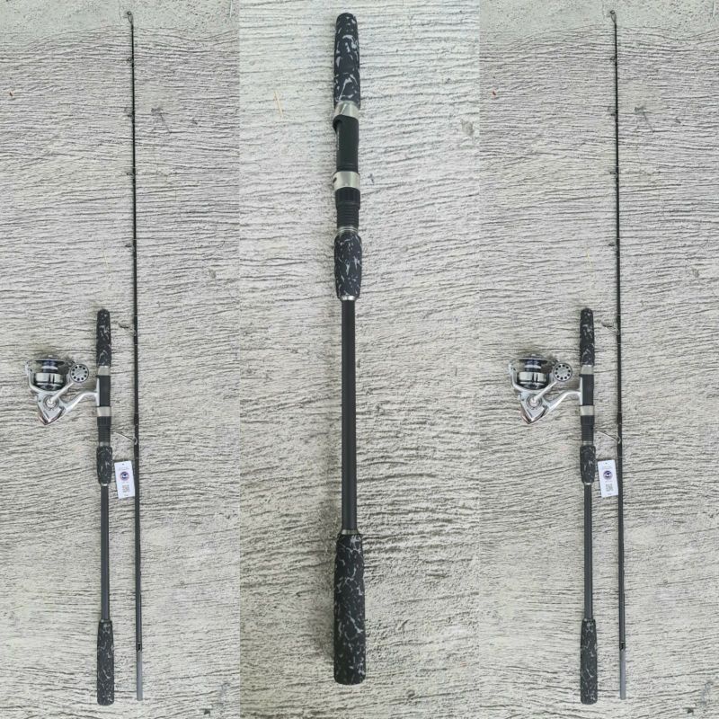 0PAKET ALAT PANCING LAUT SALT WATER MAX DRAG 16 KG...FUJI