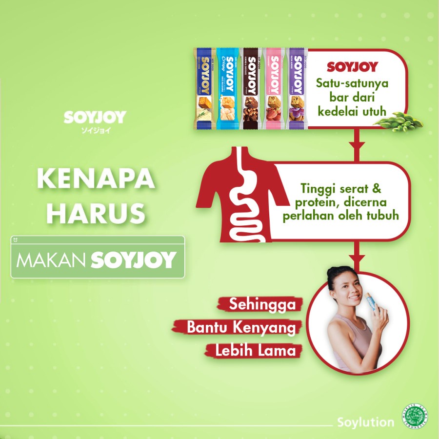 (TERMURAH) Soyjoy Strawberry Snack Sehat Rasa Strawberry