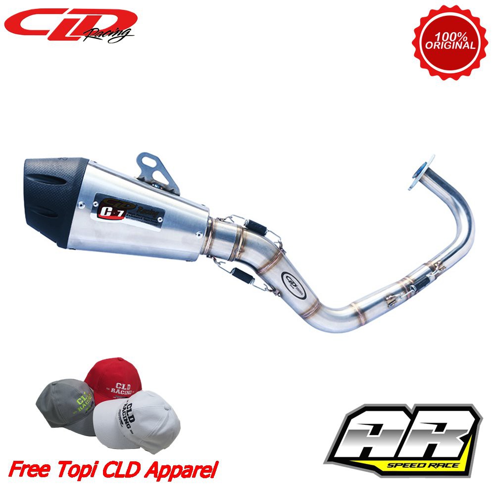 Knalpot Racing Motor CLD Racing Honda Beat Scoopy Vario C7 | Shopee