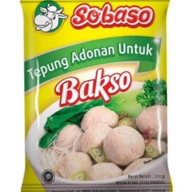 

Sobaso tepung adonan untuk bakso 250 gr