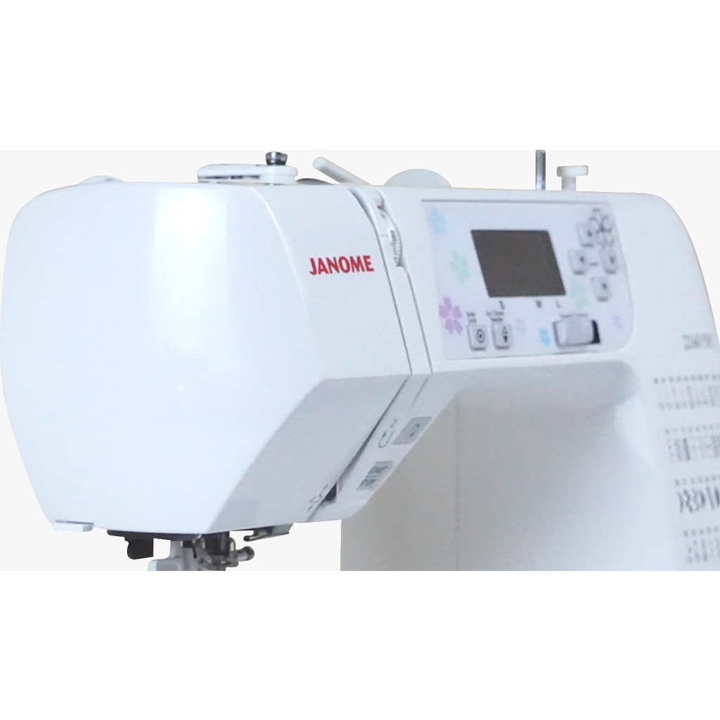 mesin jahit janome 2160dc model komputer - putih
