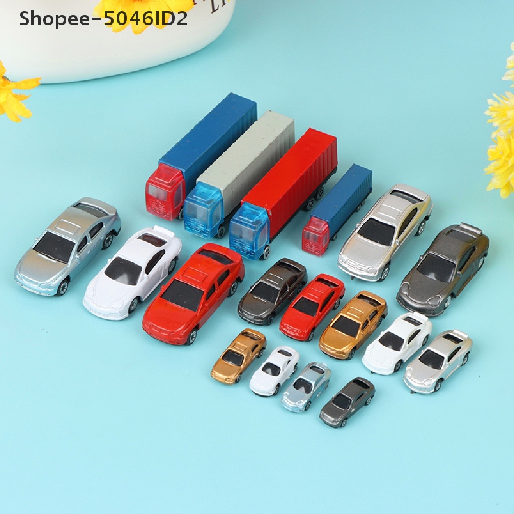 Shopee-5046id2 Mainan Miniatur Truk Kontainer Skala 1: 100-200 Untuk Dekorasi Rumah Boneka