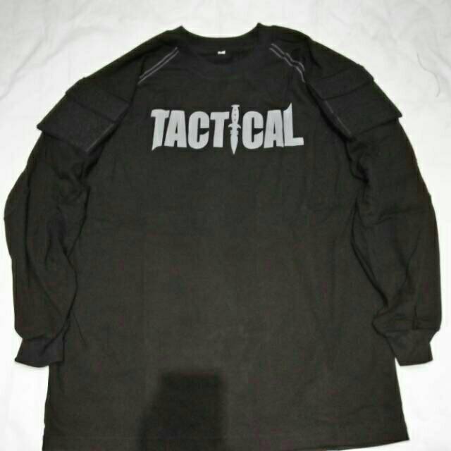  Kaos  tactical blackhawk lengan  panjang  hitam hijau  army  