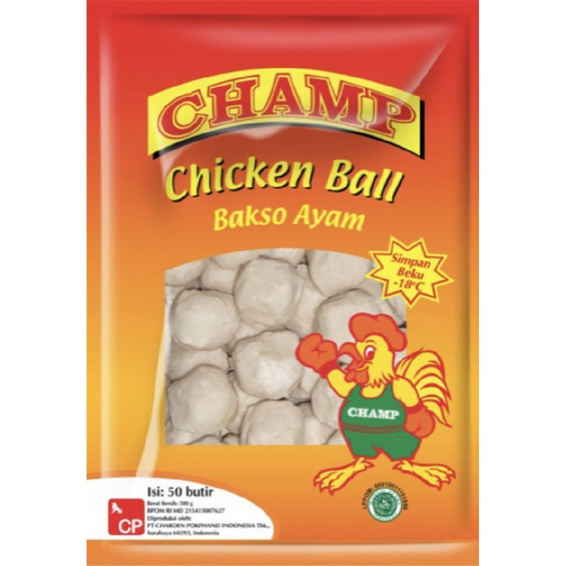 

CHAMP Baso Ayam (Chicken Ball) 500gr 50pcs