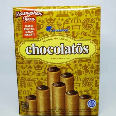 

[KS] SNI Garuda Food Chocolatos 1 box isi 24 pcs