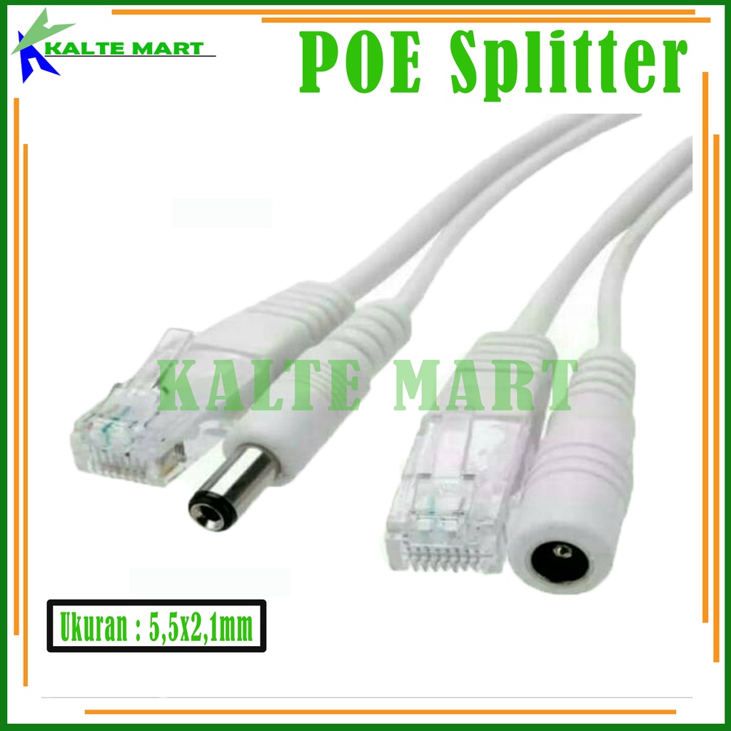 Kabel POE Injector &amp; POE Splitter (SET) / Kabel POE Set