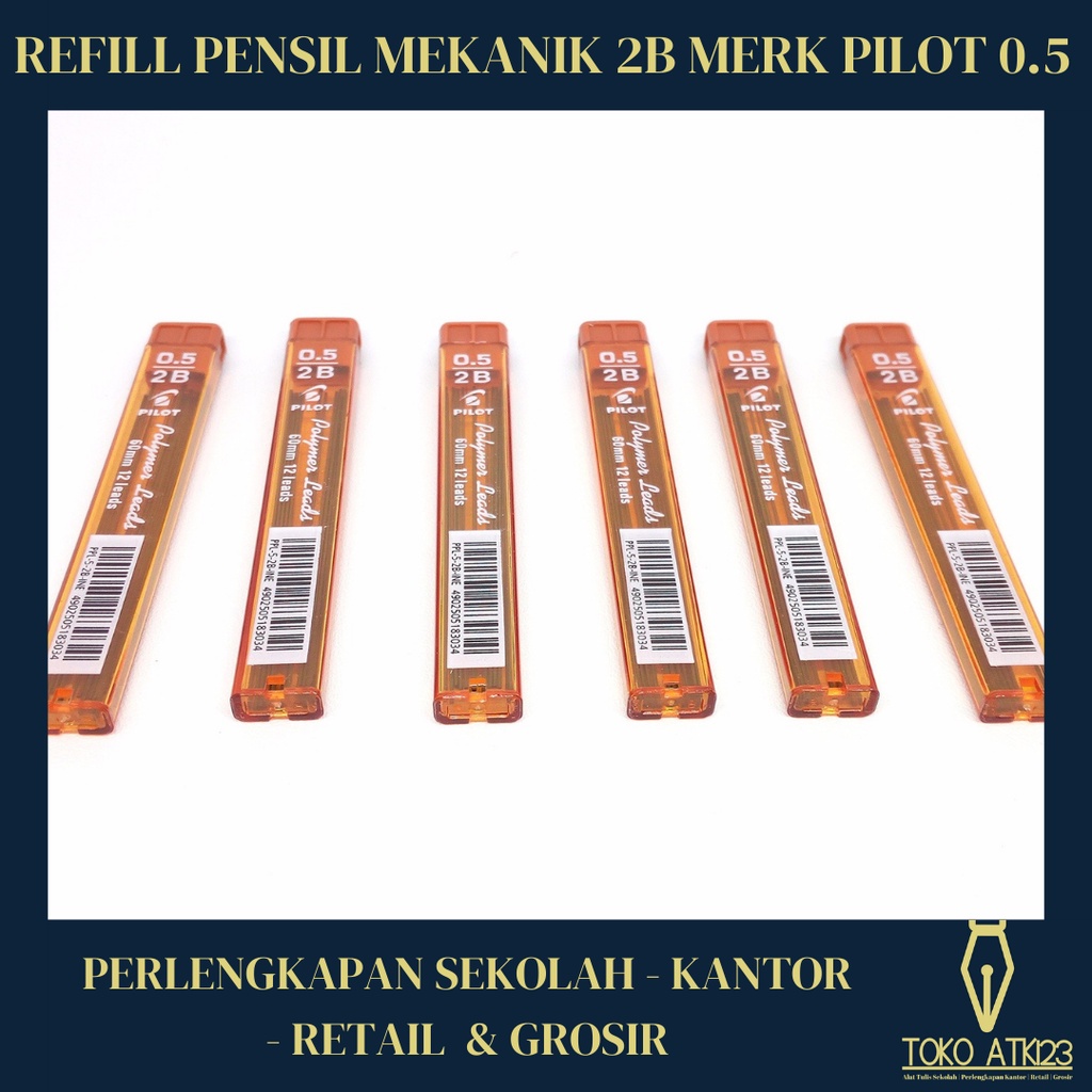 Isi Pensil Mekanik Pilot / Refill Mechanic Pencil / 0.5