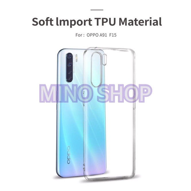 SOFTCASE TRANSPARAN OPPO RENO 3 - A91 - F15 PREMIUM CLEAR SOFT CASE