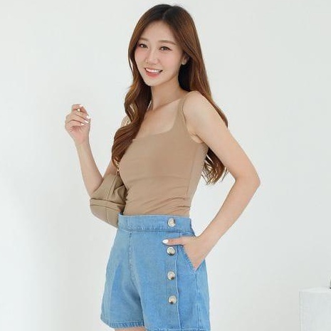 HOPYLOVY - Celana Pendek Wanita Dewasa Jeans / Hotpants Jeans Style Korean Aira