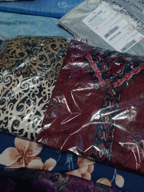 Bswart Batik Hrb026 Kenongo Hem Pendek Padi Pekalongan M L Xl Batik Pria Murah Modern Grosir