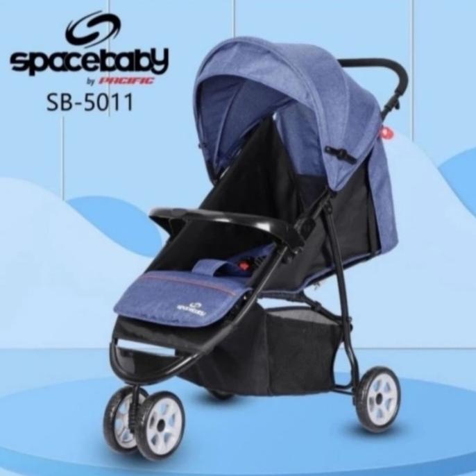 Stroller Spacebaby SB 5011 / Kereta Dorong Bayi Roda 3 Termurah