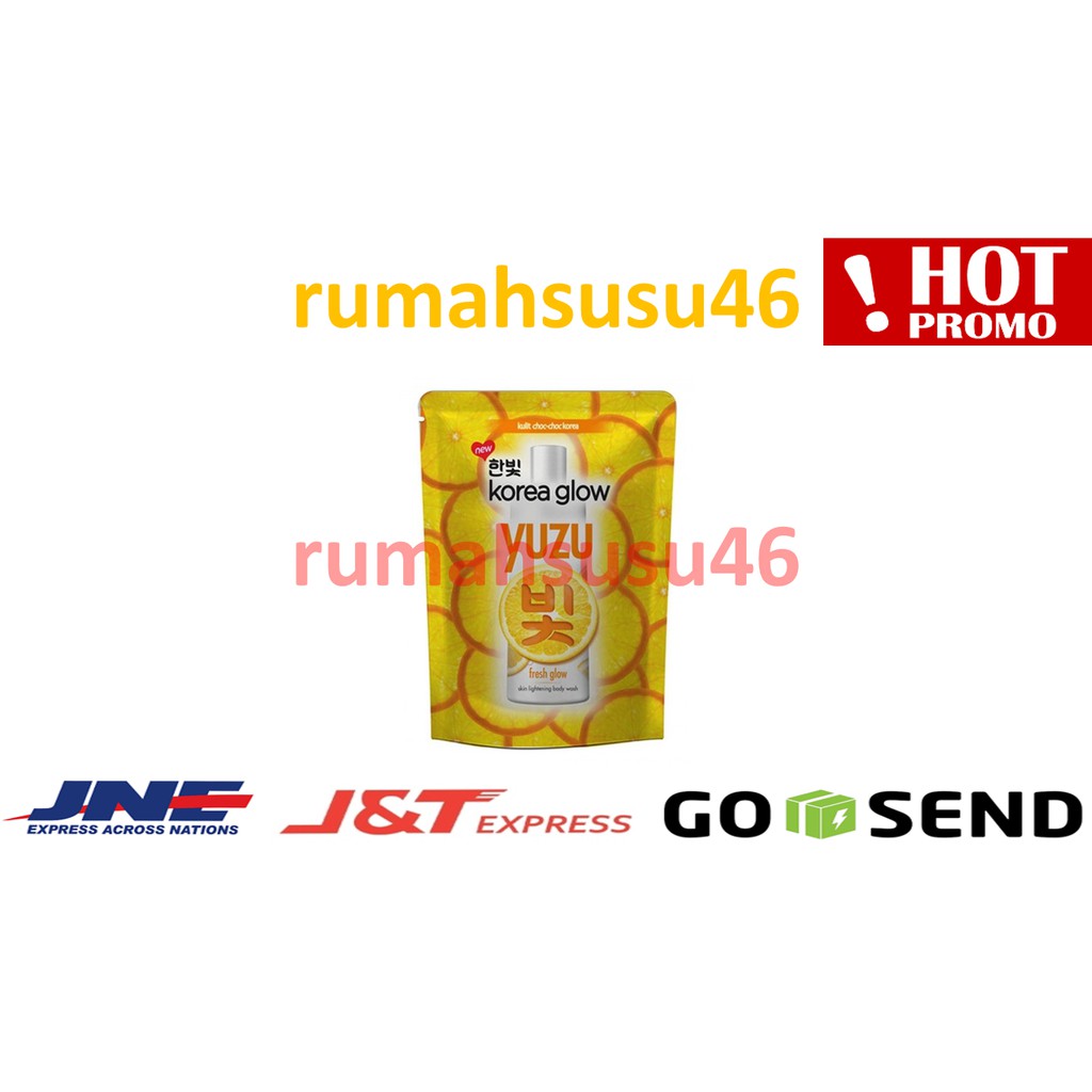 Korea Glow Yuzu Fresh Glow Body Wash / Sabun Mandi Refill 200ml