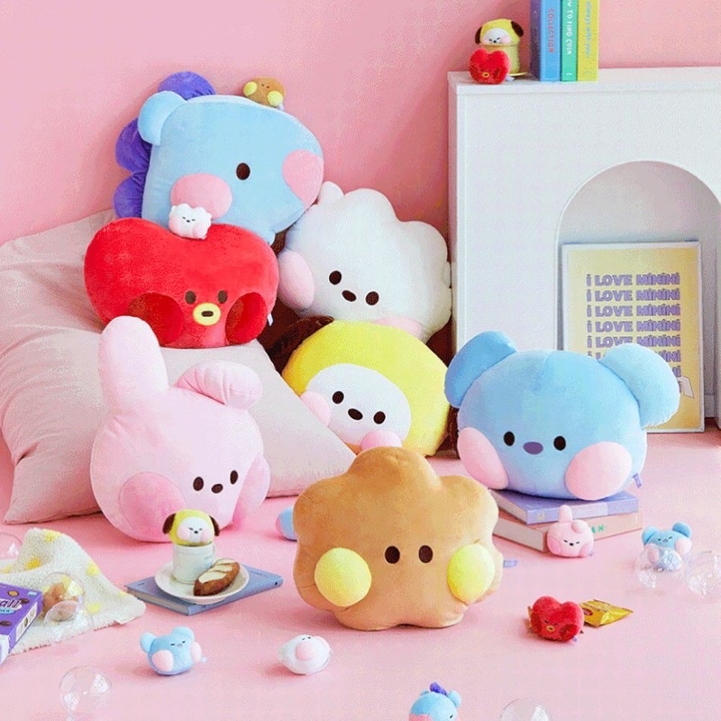 [READY] BT21 MININI Big Head Cushion Squeeze Stress Ball