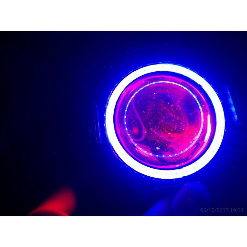 Lampu Tembak Sorot LED CREE U7 Transformer AE DE Biru Merah