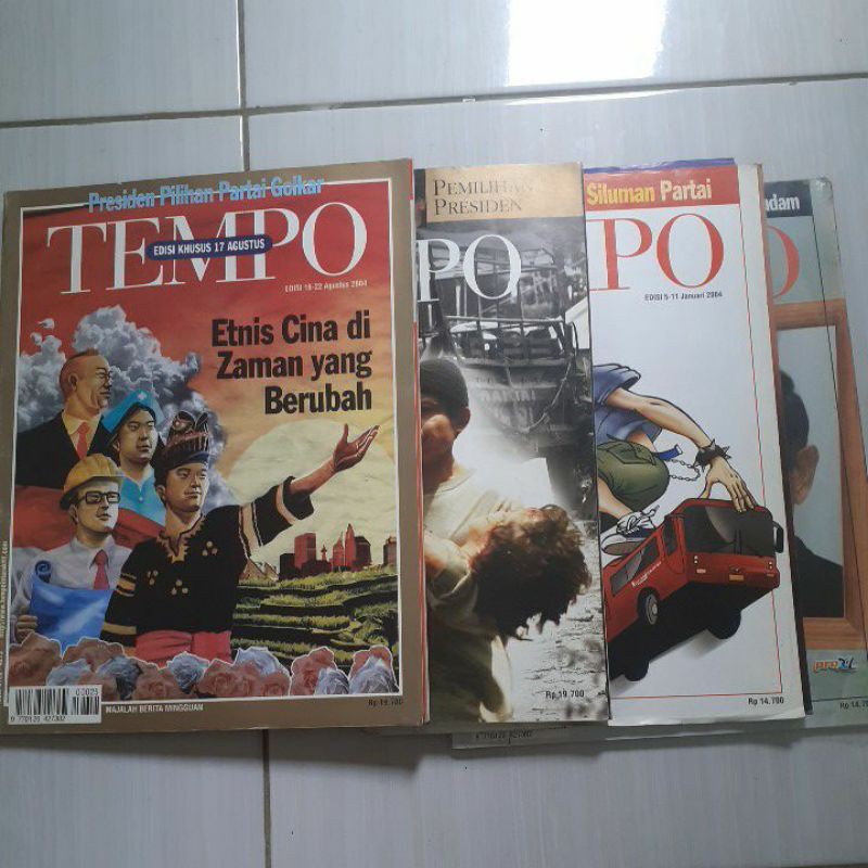 Majalah tempo edisi 2003-2004