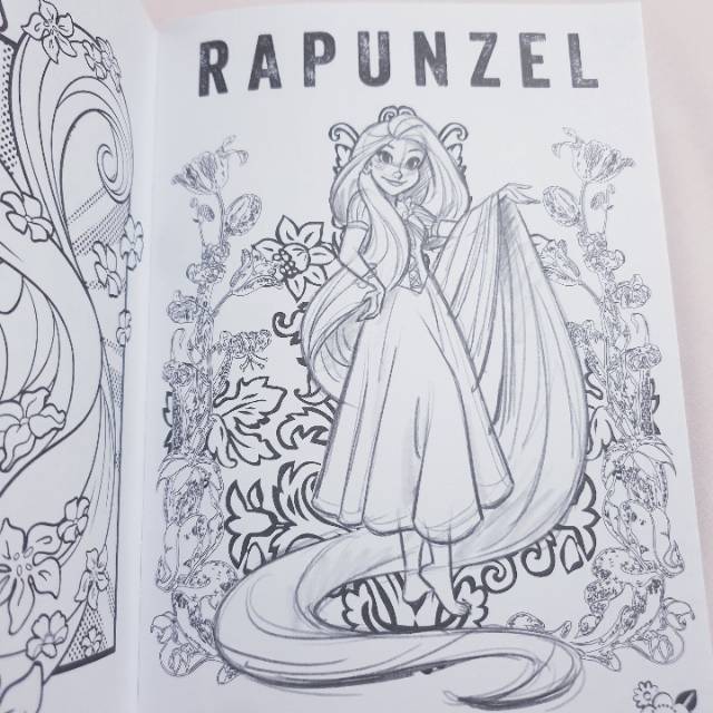Kumpulan gambar untuk Belajar mewarnai: Mewarnai Gambar Rapunzel