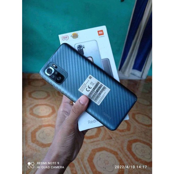 hp murah redmi note 10s NFC 6/64 second fullset